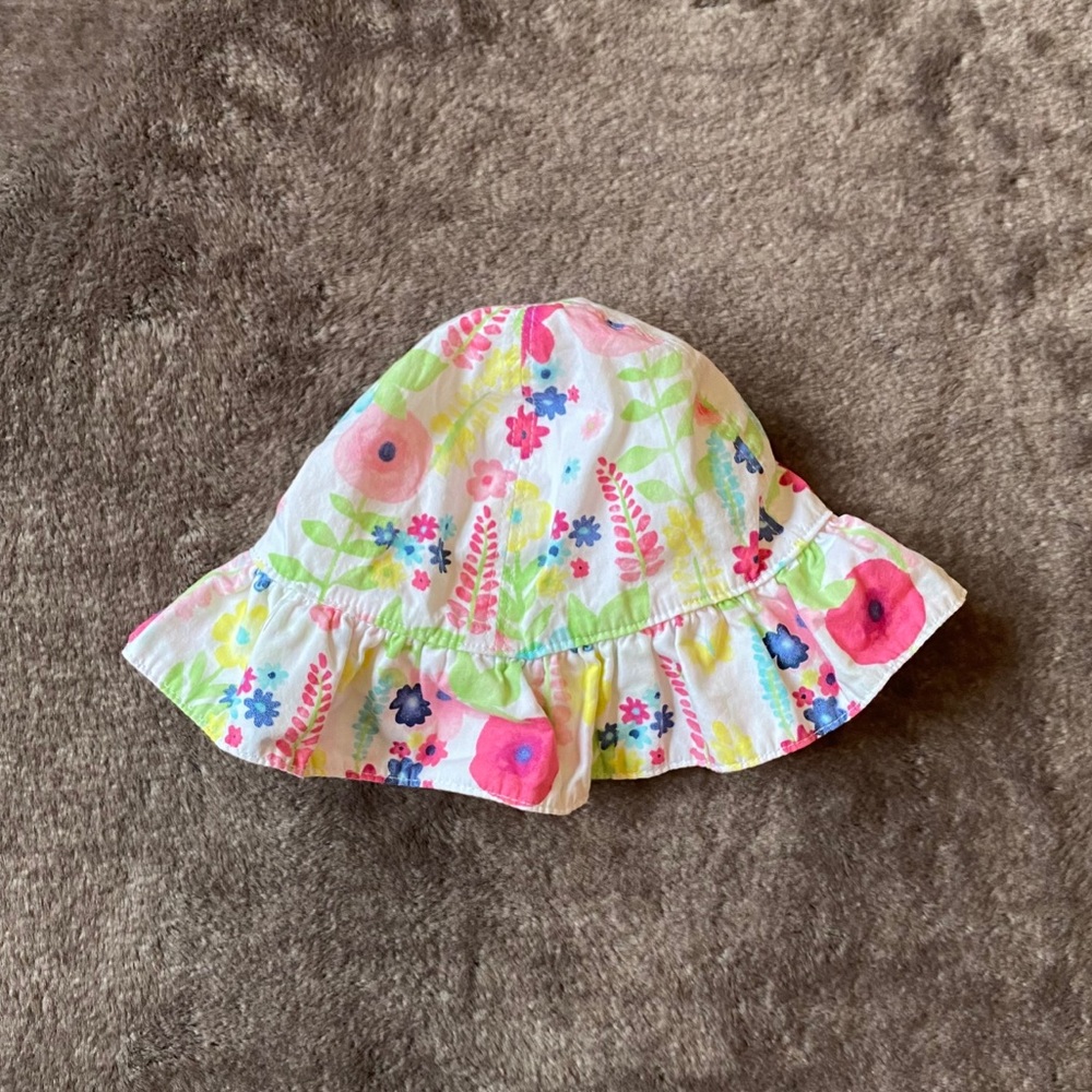 Floral Hat, 0-6M